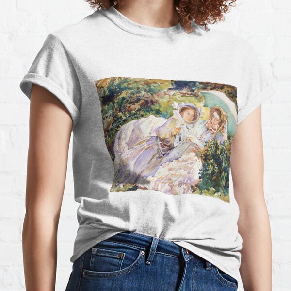Simplon Pass The Tease by John Singer Sargent (1911) Classic T-Shirt