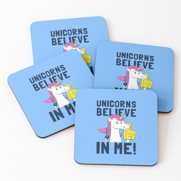 Item preview, Unicorns Believe In Me designed and sold by Yipptee Shirts.