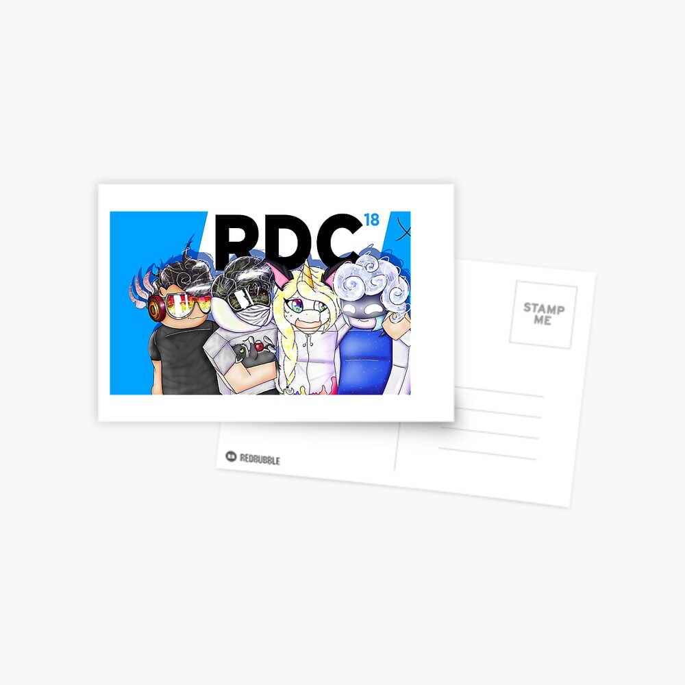 Roblox Rdc 2018 Greeting Card By Duffyxx Redbubble - rdc logo roblox