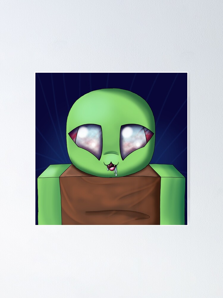 Roblox Zombie Poster By Duffyxx Redbubble
