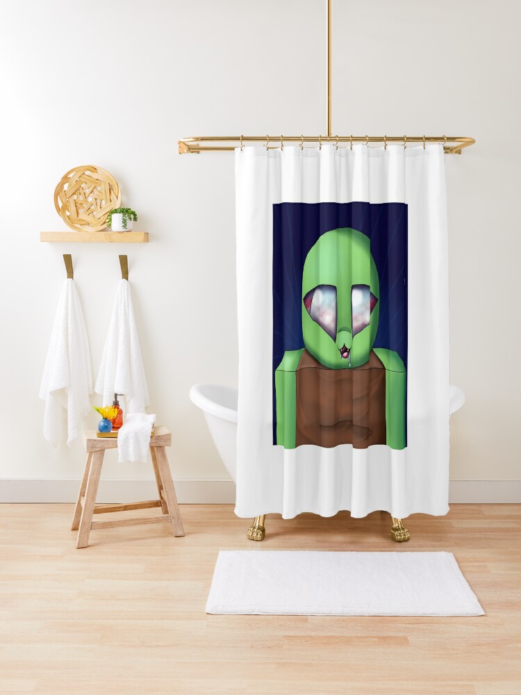 Roblox Zombie Shower Curtain By Duffyxx Redbubble - roblox robux shower