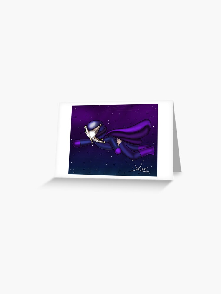 Roblox Superhero Greeting Card By Duffyxx Redbubble - roblox flying cards accessory