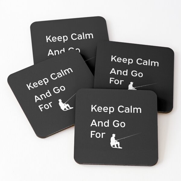 Item preview, KEEP CALM AND GO FOR FISHING designed and sold by mythographiaart.