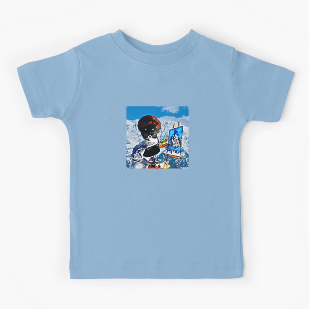 bob ross cat t shirt