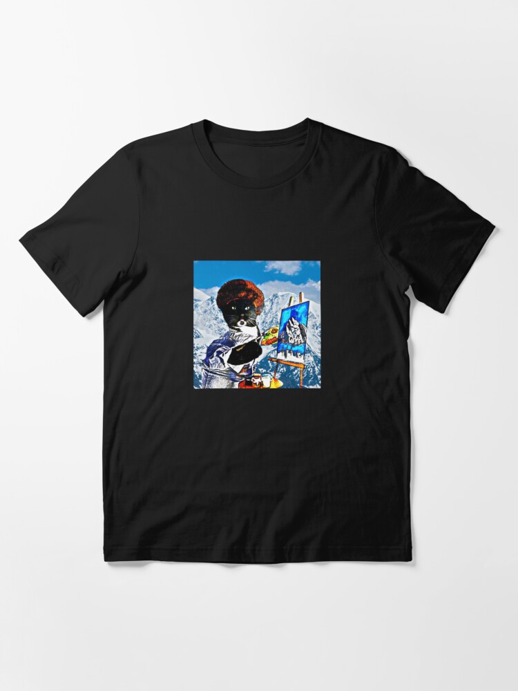 bob ross cat shirt