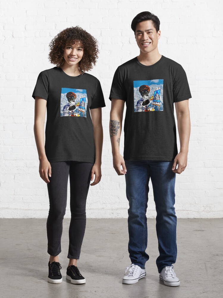 bob ross cat t shirt