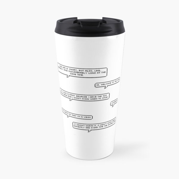 Jenna Marbles quote sheet Travel Mug