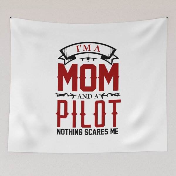 Artikelvorschau, Ich bin eine Mutter und ein Pilot Aviator Flugzeug Pilot Geschenk für Frauen entworfen und verkauft von hadleydesigns.