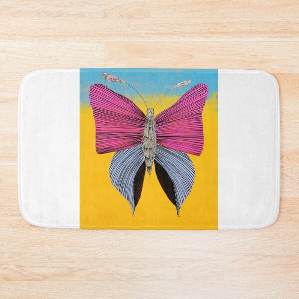 Item preview, Pink Butterfly By ArtGuru 9610 - Acrylic On Paper designed and sold by Art Guru.