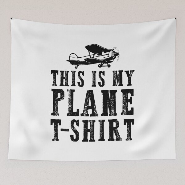 Artikelvorschau, Dies ist mein Flugzeug T-Shirt Flieger Flugzeug Pilot lustiges Geschenk entworfen und verkauft von hadleydesigns.