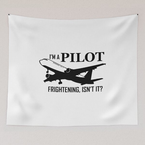 Artikelvorschau, Ich bin ein Pilot Furchterregender Pilot eines Fliegerflugzeugs für Männer und Frauen entworfen und verkauft von hadleydesigns.
