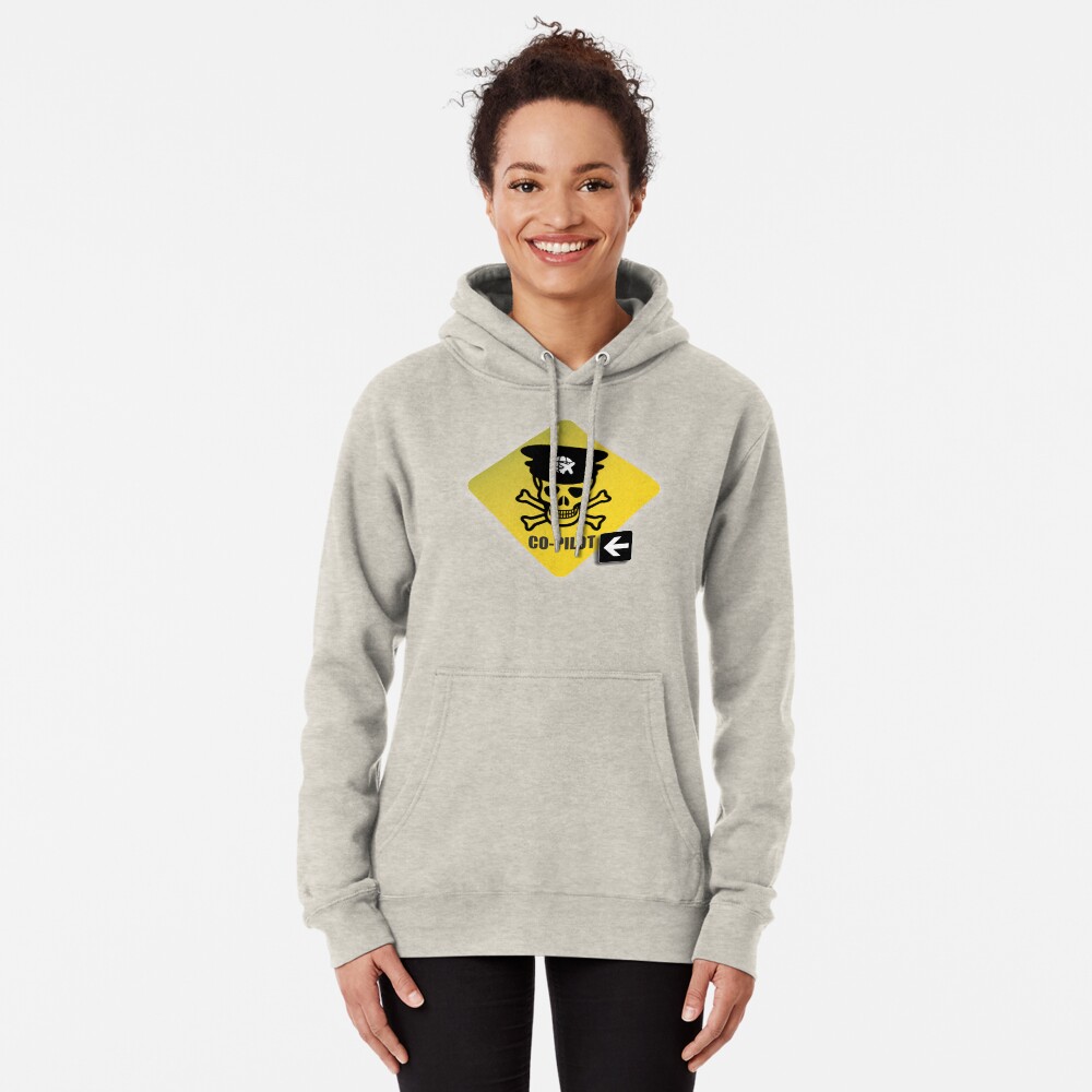 Model 23 - Warning Co-Pilot Pullover Hoodie