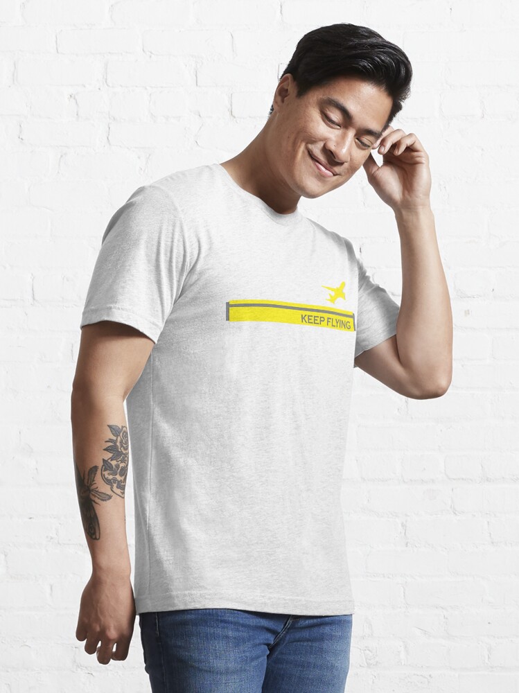 Alternate view of Model 28 - Keep Flying Essential T-Shirt