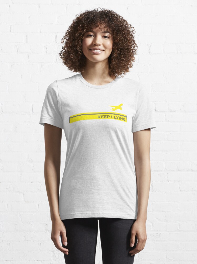 Alternate view of Model 28 - Keep Flying Essential T-Shirt