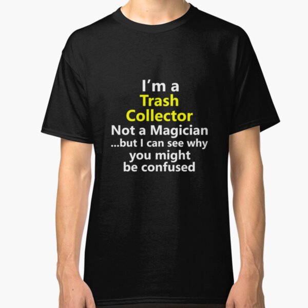 WORLDS OKAYEST BINMAN T SHIRT RETRO BINMAN GIFT TEE