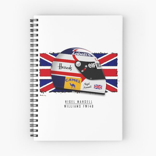 Item preview, Nigel Mansell 1992 - helmet Art Print designed and sold by JageOwen.