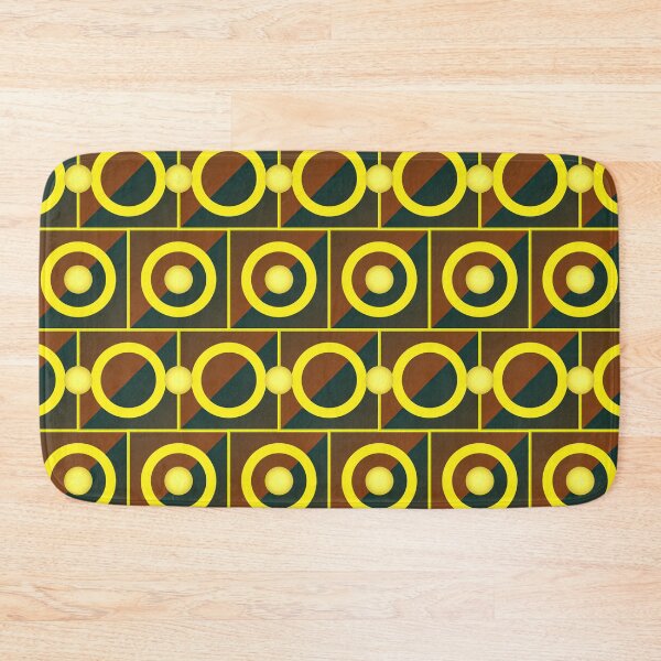 Item preview, Tiled yellow circles designed and sold by Gaspar Avila.