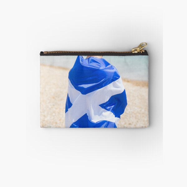 Item preview, A young man holding the flag of Scotland designed and sold by Ben Gingell.