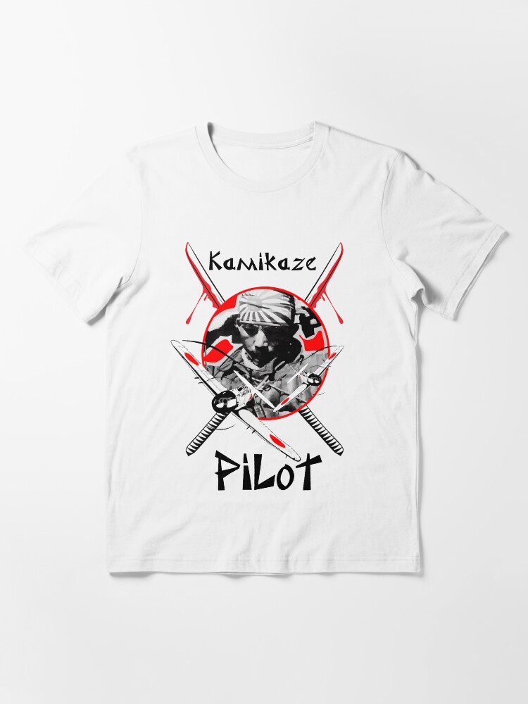 Alternate view of Model 34 - Kamikaze Pilot Essential T-Shirt