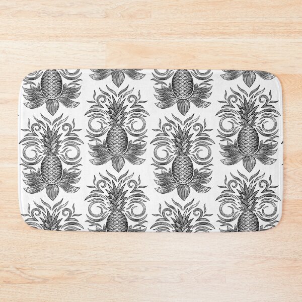 Item preview, arcadia pineapples (black) designed and sold by littlearrow.