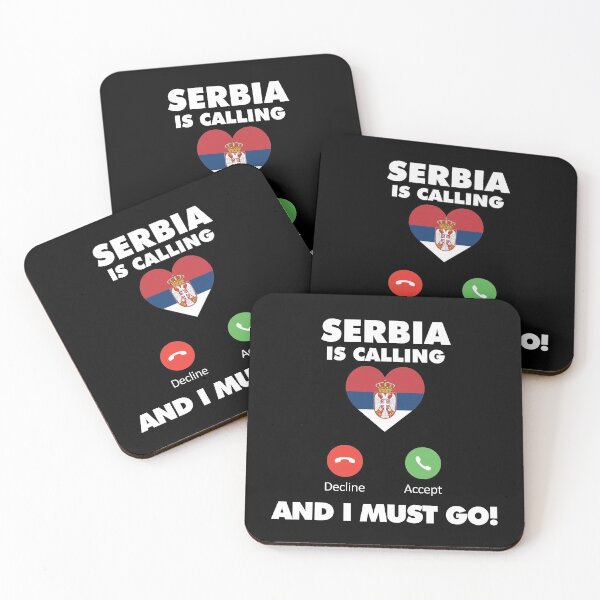 Item preview, Serbia is Calling and I Must Go designed and sold by HelloFromAja.