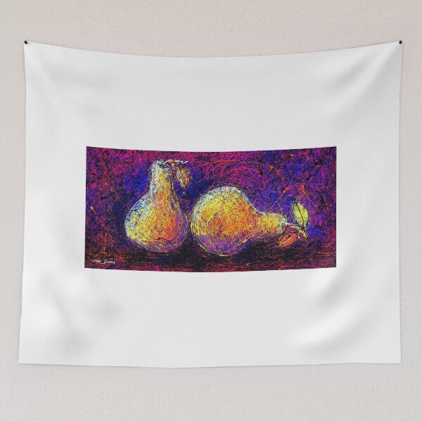 Item preview, Pear Still Life By ArtGuru 9632 - Drip Painting On Canvas designed and sold by Art Guru.