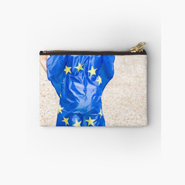 Item preview, A young man holding the flag of The European Union designed and sold by Ben Gingell.