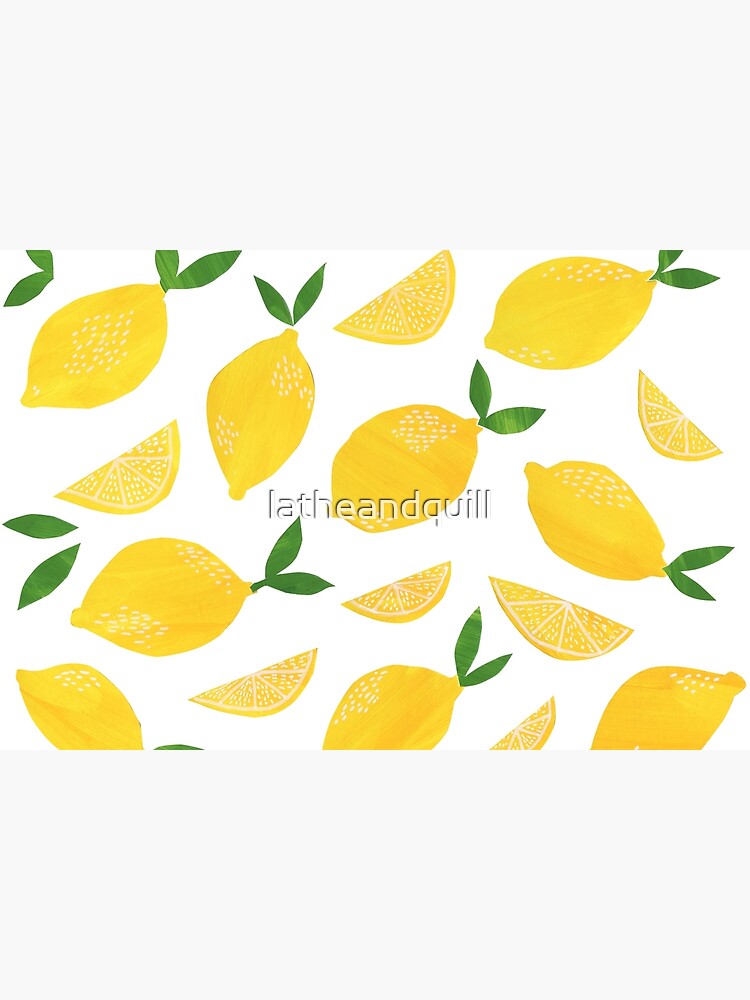 Cut + Paste Lemon Pattern by latheandquill