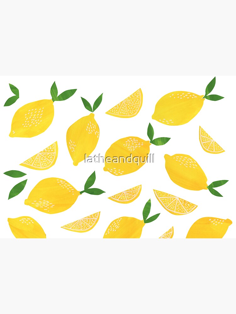 Cut + Paste Lemon Pattern by latheandquill