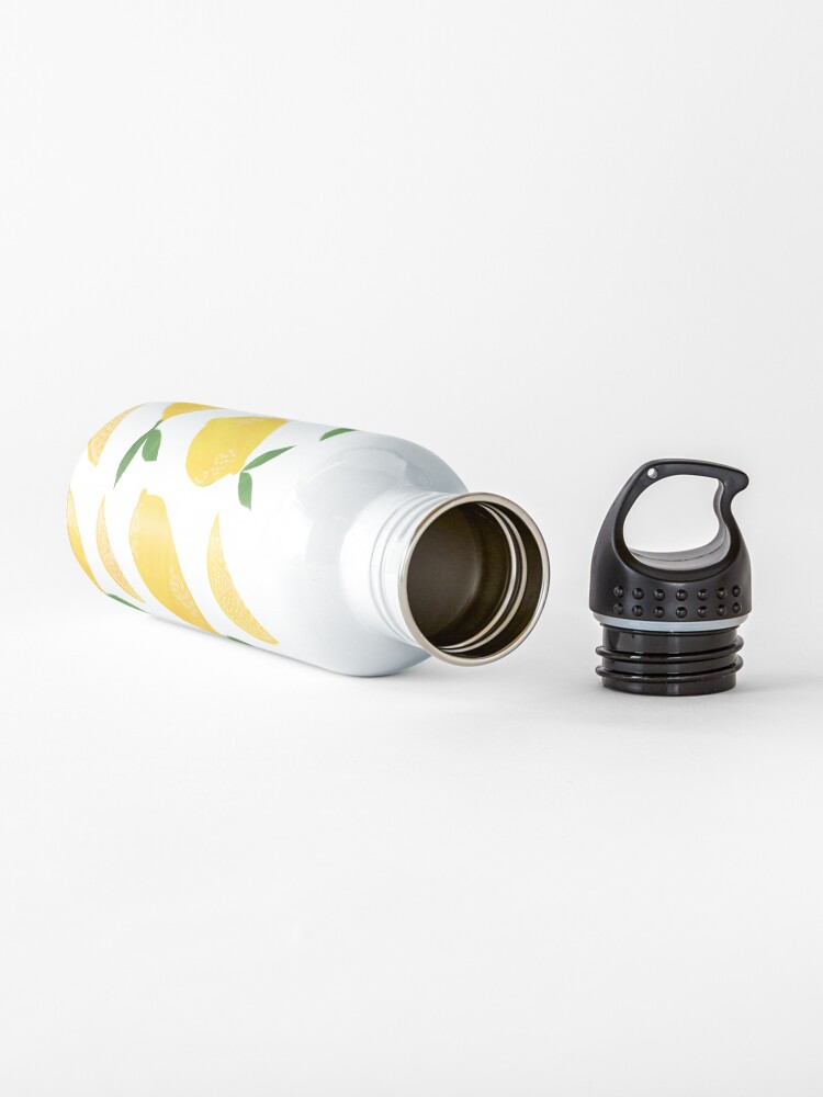 Alternate view of Cut + Paste Lemon Pattern Water Bottle