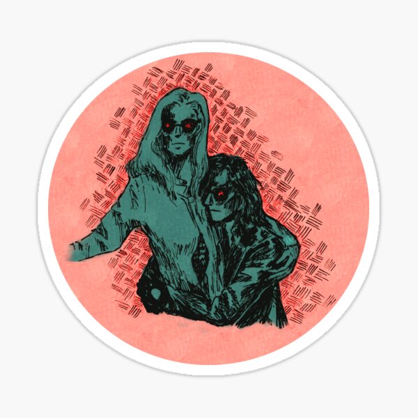 Vampire love Sticker