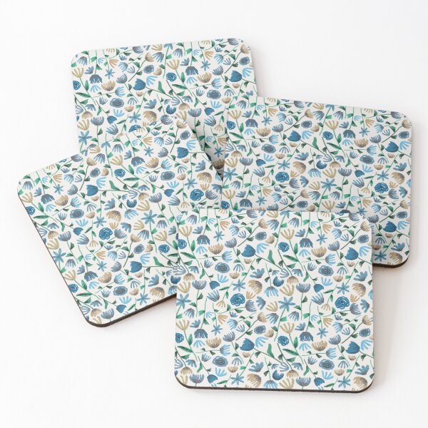 Item preview, Blue Floral Pattern designed and sold by Lauren Ullrich.
