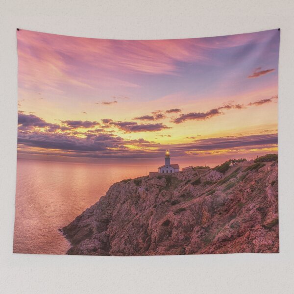 Item preview, Far de Capdepera at sunrise designed and sold by bestofmallorca.