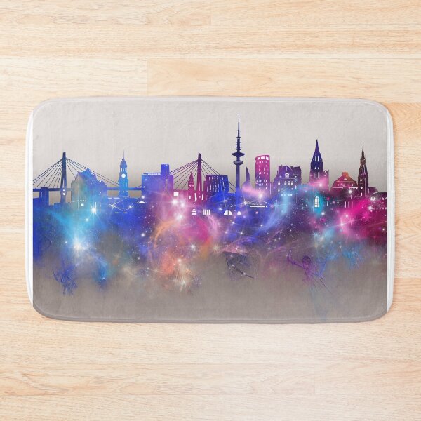 Item preview, hamburg skyline designed and sold by BekimART2.