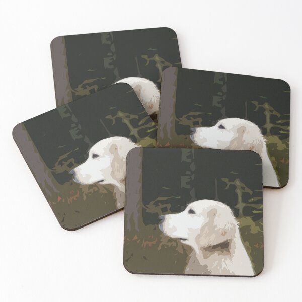 Item preview, Mymla - Golden Retriever in the woods designed and sold by Tillowin.