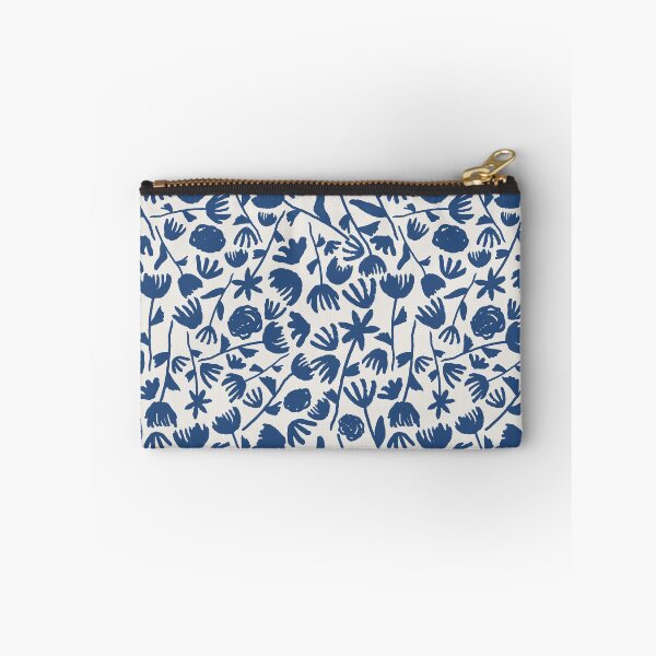 Item preview, Dark Blue Flower Pattern designed and sold by Lauren Ullrich.