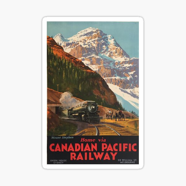 Item preview, Canadian Pacific Railway - Vintage Travel designed and sold by Culturio.