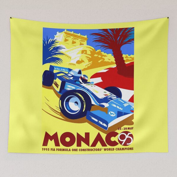 Item preview, MONACO GRAND PRIX; Vintage Auto Racing Print designed and sold by posterbobs.