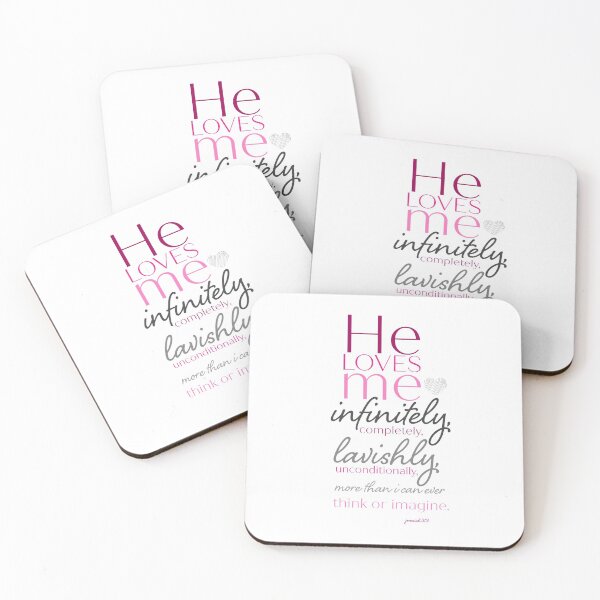 Item preview, Barefacedcreative: He Loves Me Infinitely... MORE designed and sold by barefacedgirl.