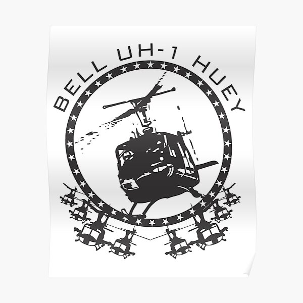 Model 69 - Bell UH-1 Huey Poster