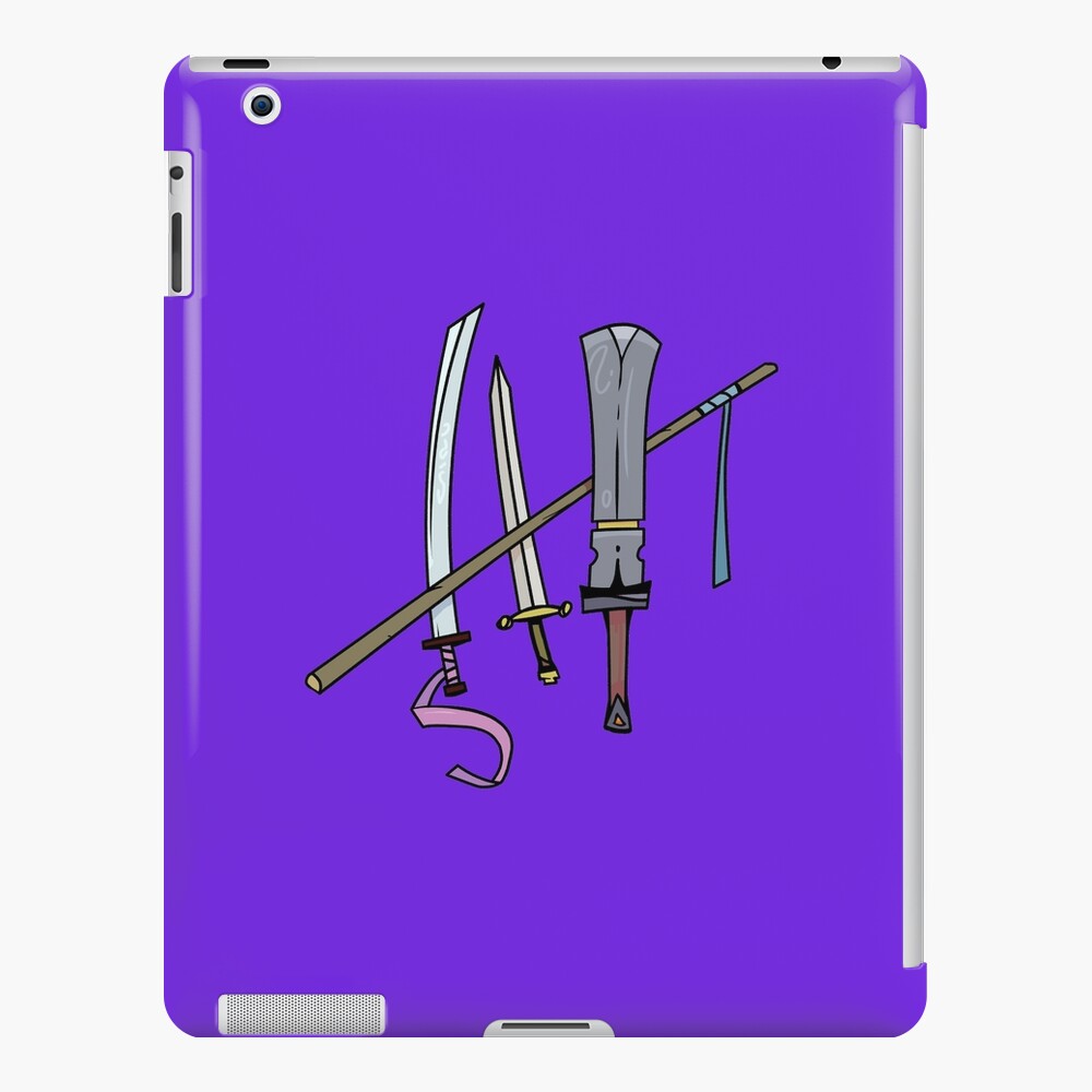 Array Of Blades Ipad Case Skin By Lilacvulgaris Redbubble - roblox sword pile iphone wallet by neloblivion redbubble