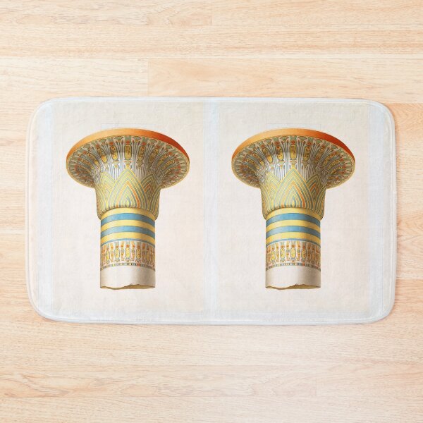Item preview, Column of the Hypostyle hall of Karnak, from Histoire de l'art égyptien (1878) - Émile Prisse d'Avennes designed and sold by circuitsnap.
