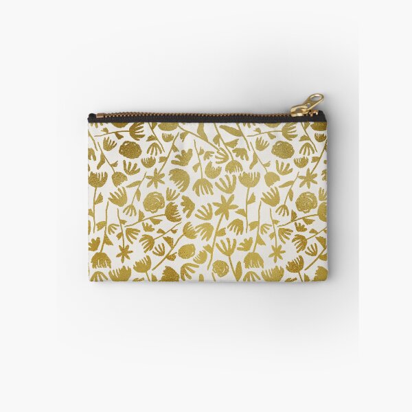 Item preview, Gold Ink Flower Pattern designed and sold by Lauren Ullrich.