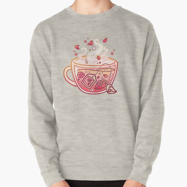 Sweet Rose Tea Pullover Sweatshirt