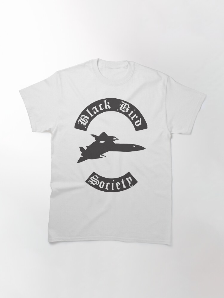 Alternate view of Model 75 - Black Bird Society Classic T-Shirt