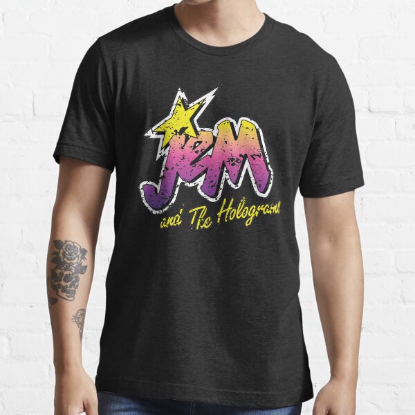 Jem and the Holograms Band Cartoon Misfits Distressed 80s Party Mask Essential T-Shirt