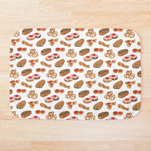 Item preview, Bread Bakery Pattern designed and sold by Cute and Funny Animal Art Designs.