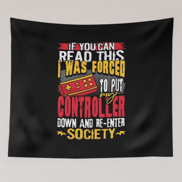 Item preview, Forced to put Down My Controller and Enter Society  designed and sold by Maria Garcia.