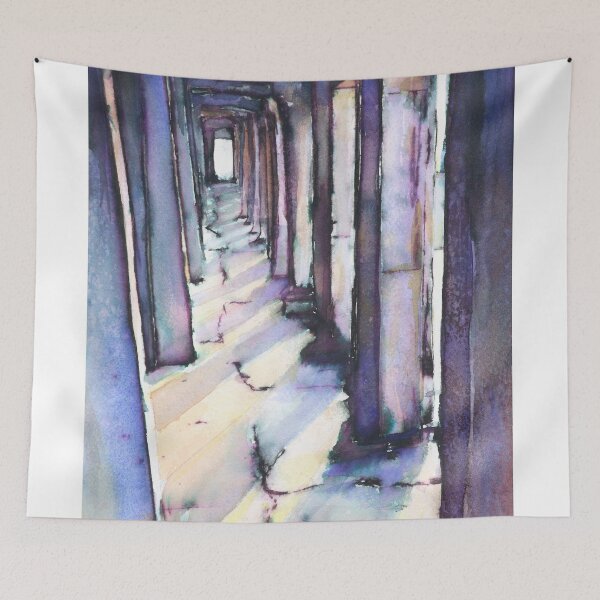 Item preview,  Watercolor painting of Khmer ruined Buddhist/Hindu temple of Angkor Wat. designed and sold by rfoxphoto.