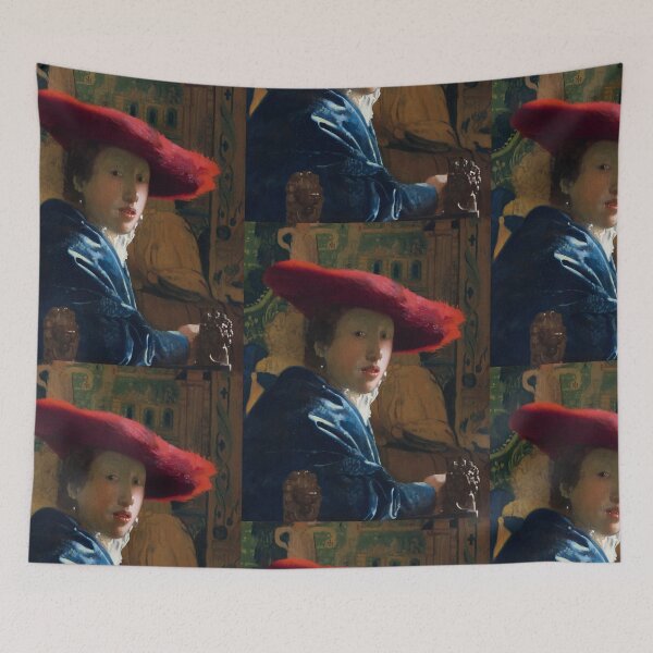 Item preview, Girl with the Red Hat by Johannes Vermeer (c. 1665–1666)  designed and sold by circuitsnap.